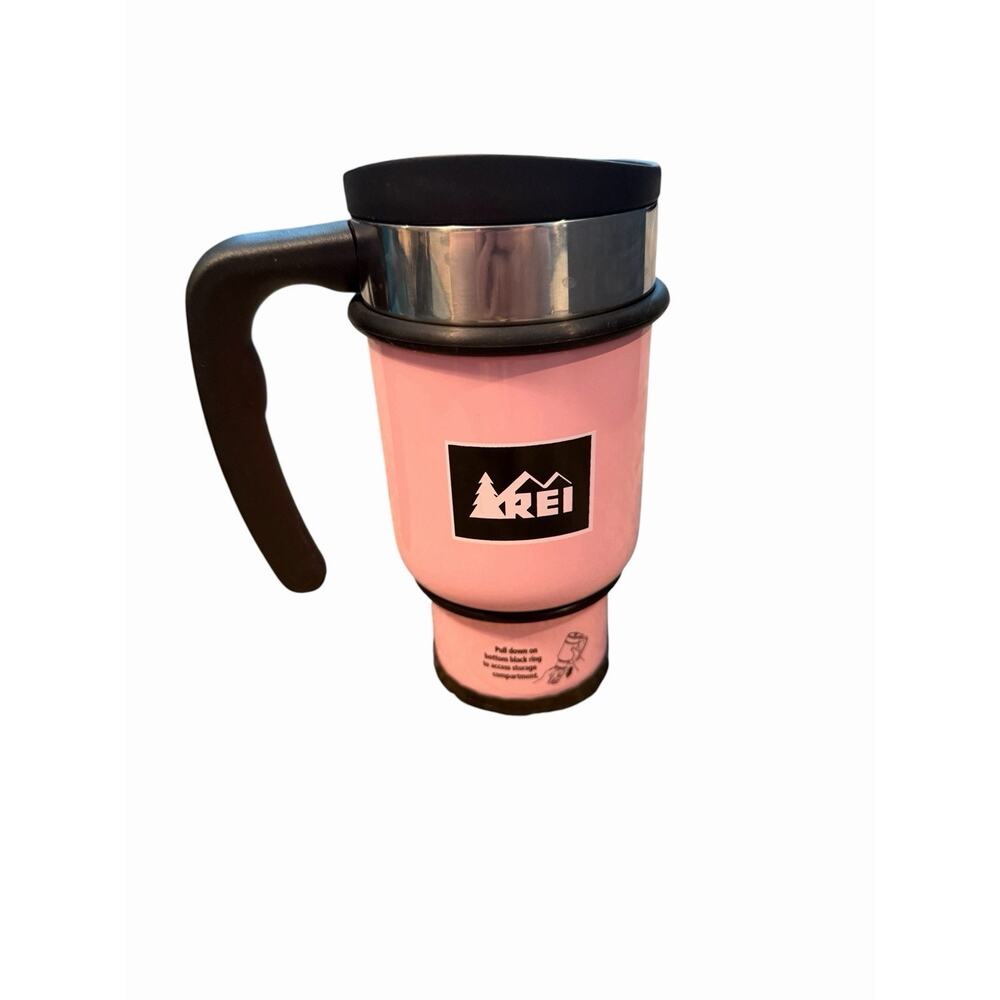 REI Stainless Steel Coffee Mug French Press With Storage For Travel - Picture 8 of 14